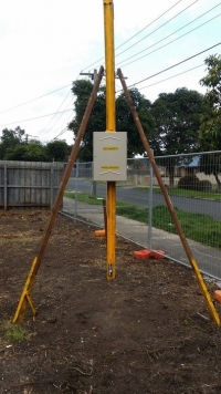 Temporary Power Pole Hire Melbourne - Installed FAST power to your site