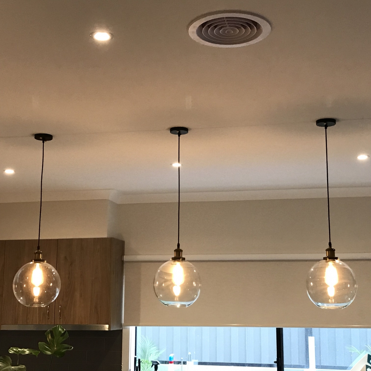 Ceiling hanging lamps fitted symmetrically with care in Craigieburn